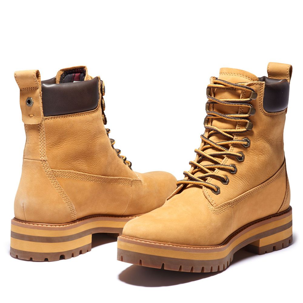 Bocanci De Zapada Timberland Barbati Maro - Courma Guy Waterproof - Romania - BSACKZ157